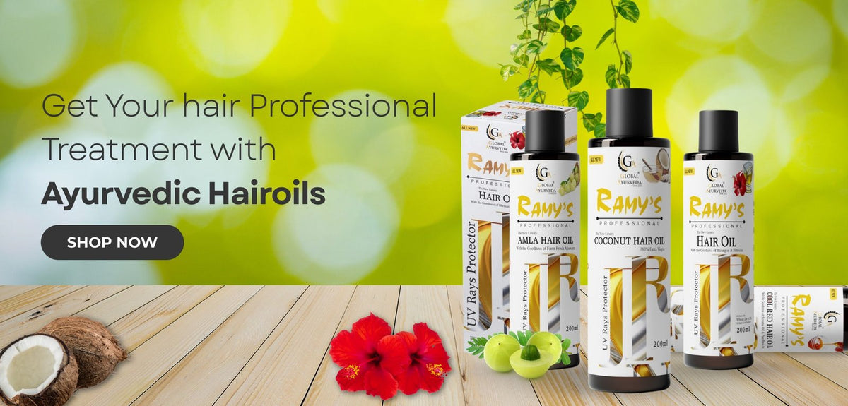 Premium Ayurvedic hair oils by Ramy's Professional